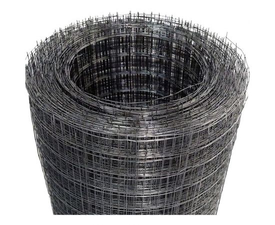 Сварная оцинкованная сетка КБР диаметр проволоки 0.6мм, ячейка 20x20мм, 1-25м KBR20200625ZNA – изображение 3