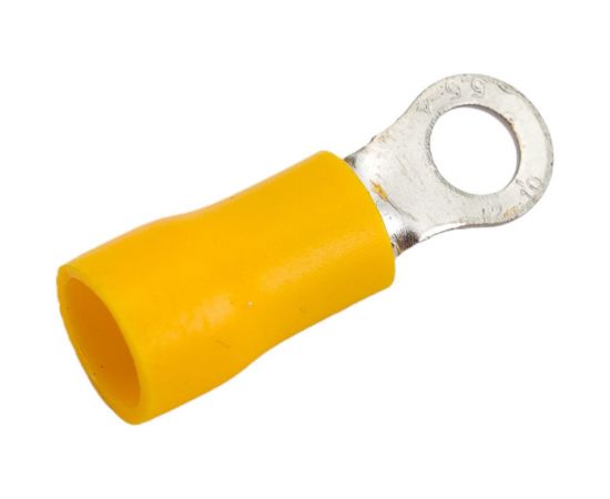 Кольцевая изолированная клемма Nord-Yada 4.3мм 4-6кв.мм (желтая) (НКи 6.0-4 / НКи5,5-4) 906359 – изображение 2