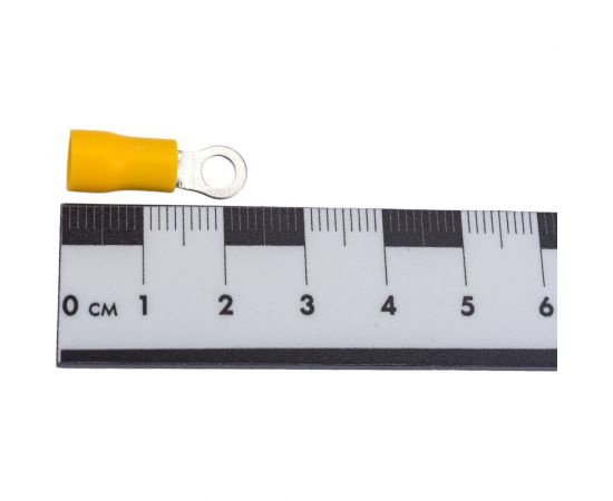 Кольцевая изолированная клемма Nord-Yada 4.3мм 4-6кв.мм (желтая) (НКи 6.0-4 / НКи5,5-4) 906359 – изображение 4