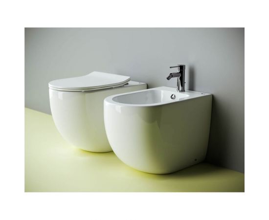 Напольное биде Ceramica Nova METROPOL Rimless, 1 отверстие под смеситель, с крепежом CN4005 – изображение 11