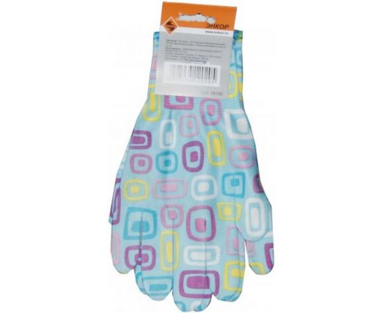 Нейлоновые перчатки Энкор Камелия 1/10 58742 