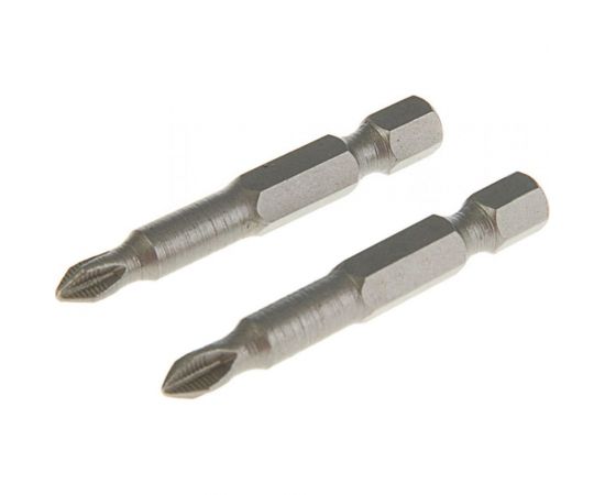 Биты намагниченные (2 шт; PH1; 50 мм; CrV) ТУНДРА 1414791 