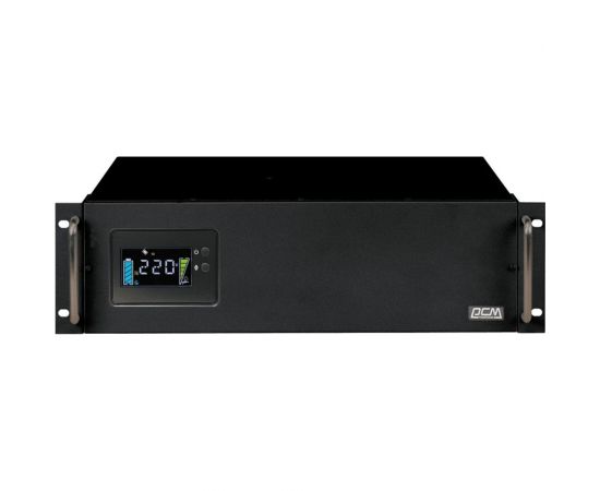 Источник бесперебойного питания Powercom King Pro RM, интерактивная, 3000 VA/2400 Вт, Rack, IEC, KIN-3000AP LCD 