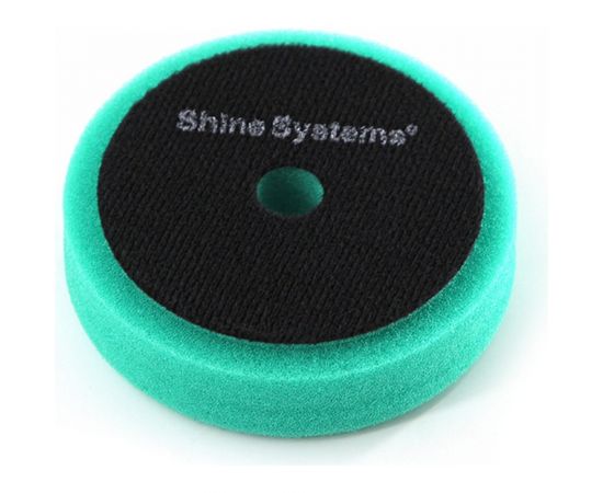 Круг полировальный твердый зеленый RO Foam Pad Green 75 мм Shine systems SS552 – изображение 2