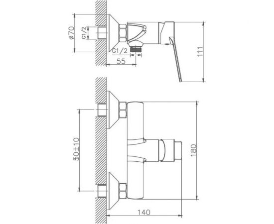 Смеситель для биде Haiba HB55559 – изображение 2