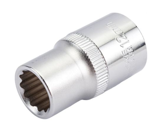 Головка торцевая 12-гранная (12 мм; 40 мм; 1/2"") ЭВРИКА ER-91305-12 – изображение 4