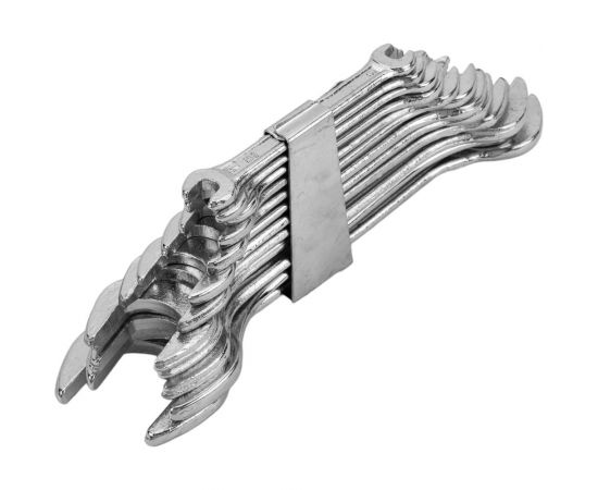 Набор рожковых ключей TOYA 12шт. 6-32 мм 50630 – изображение 3