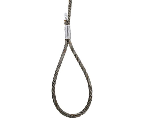 Канатный петлевой строп Gigant Professional СКП1 УСК1 опрессовка, 2 т, 4 м GP-СКП-2-4 – изображение 3