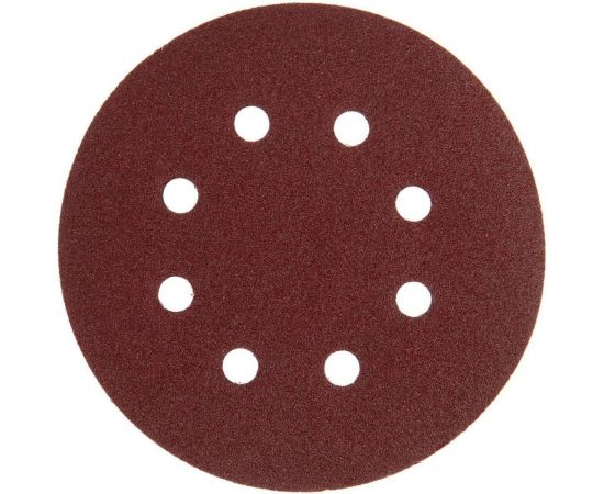 Круг абразивный перфорированный шлифовальный под ""липучку"" (5 шт; 150 мм; Р120) ТУНДРА 5354668 – изображение 4