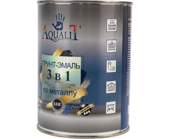 Грунт-эмаль Aqualit 3 в 1 желтая, 0.9 кг pvpsz019 – изображение 4