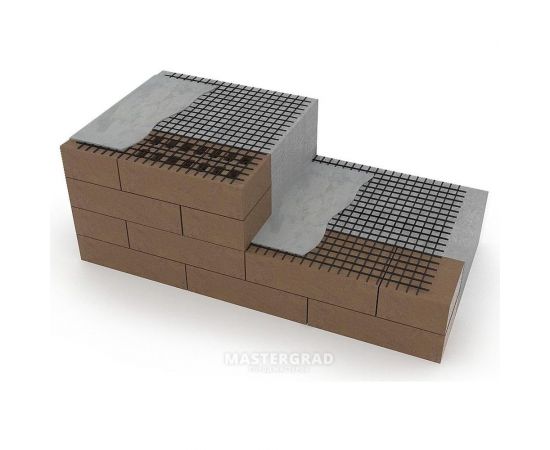 Кладочная базальтовая сетка Basalt (ячейка 25x25 мм, 30кн/м, 50 п.м) 4687203541699 – изображение 4