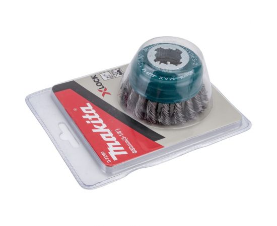 Щетка проволочная чашечная (80 мм; 0.5 мм; X-lock) Makita D-73380 – изображение 3