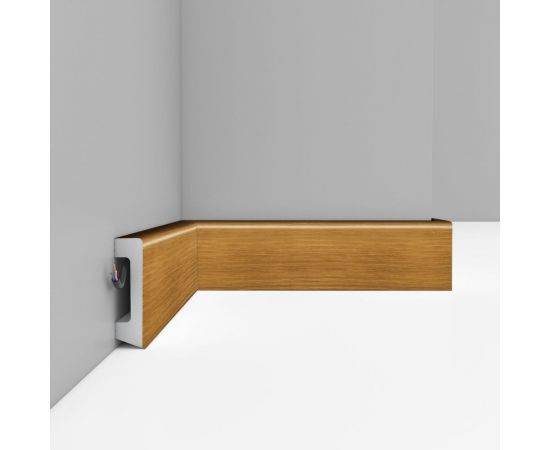 Плинтус напольный Decomaster D234-73ДМ 58x16x2400 мм D234-73 ДМ 