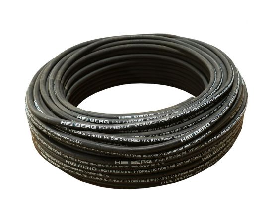 Рукав высокого давления HEIBERG DIN EN853 2SN номинальный диаметр 6 мм, 1/4"", 100 м 0002Н6 