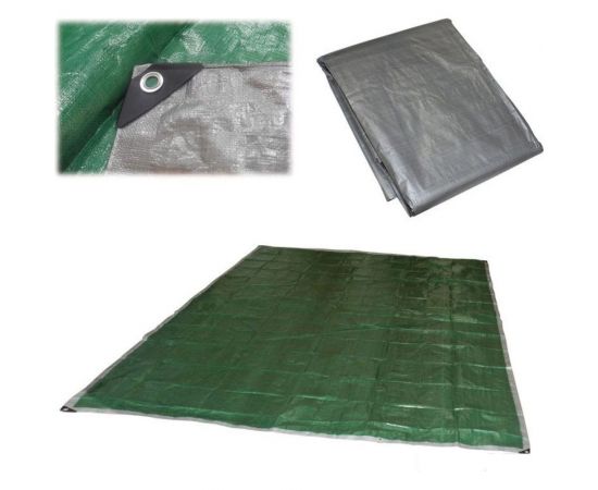 Хозяйственный универсальный тент Ecos T-3х4, размер 3х4м, плотность 100г/м2, 999149 