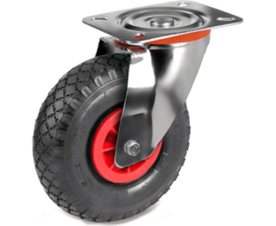 Колесо с вращающейся опорой и пластиной крепления (260 мм; 150 кг) Tellure rota 825702 