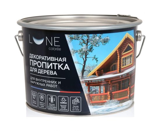 Декоративная пропитка для дерева Lune Coloree сосна 9 л 28032038 – изображение 2