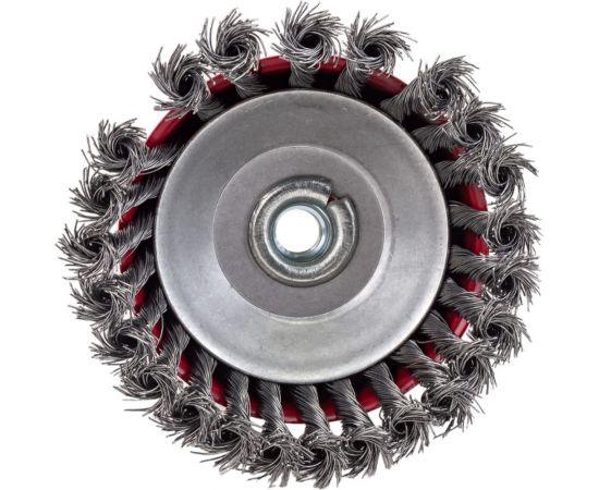 Кордщетка чашечная для УШМ (витая жесткая) 125 мм Профессионал 9632 – изображение 3