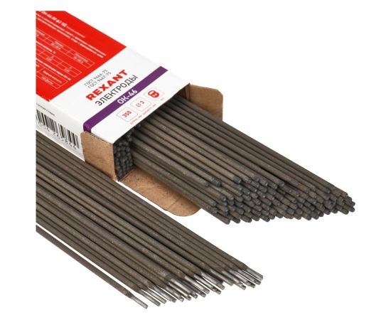 Электрод ОК-46 3х350 мм, пачка 5 кг REXANT 11-0970 – изображение 6
