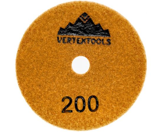 Круг алмазный гибкий шлифовальный ""Черепашка"" для мрамора 100 мм, сухое шлифование, Р200 vertextools 13-100-200 – изображение 3
