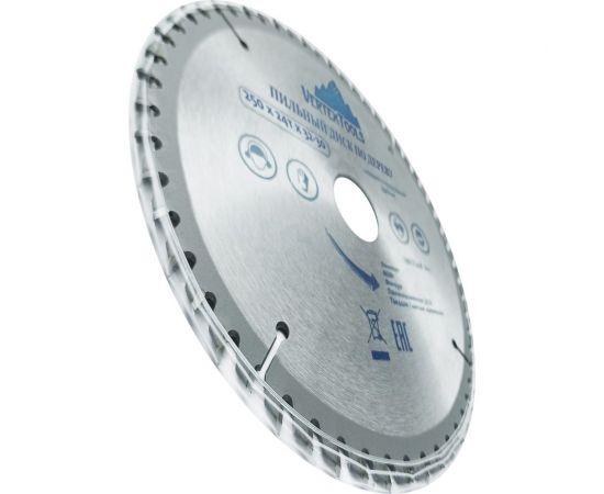 Диск пильный по дереву (250х32-30 мм; 24 зуба) Vertextools 250-24-32 – изображение 2