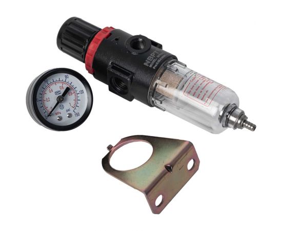 Фильтр влагоотделитель с регулятором afr2000-1/4 (02) NBPT 57056 – изображение 3