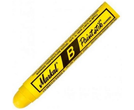 Твердый маркер-краска Markal B Paintstik 1/2 желтый 80251 – изображение 2