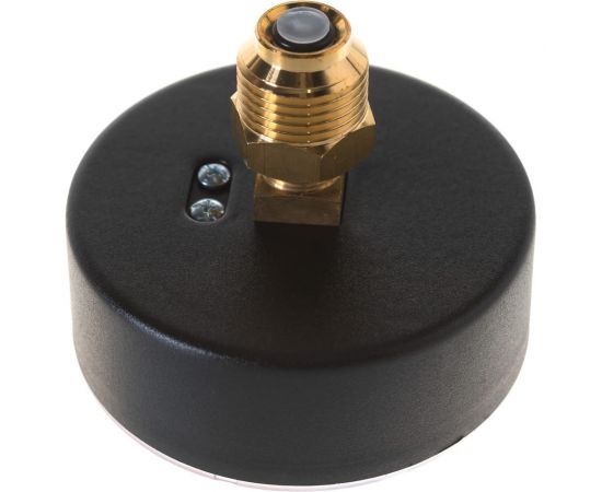 Термоманометр 0-4 бар с температурной шкалой 0-120°C (80 мм, торцевое соединение 1/2"") FAR FA 2550 12 – изображение 2