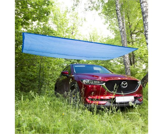 Тент универсальный укрывной с люверсами 6x8 м, 75 г/кв.м, полипропилен ООО Миротент МД-00000728 – изображение 3