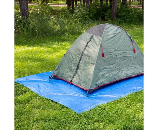 Тент универсальный укрывной с люверсами 6x8 м, 75 г/кв.м, полипропилен ООО Миротент МД-00000728 – изображение 2