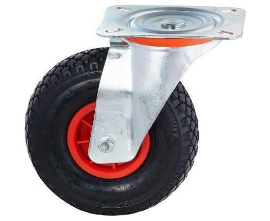 Колесо с вращающейся опорой и пластиной крепления (260 мм; 150 кг) Tellure rota 825702 – изображение 6