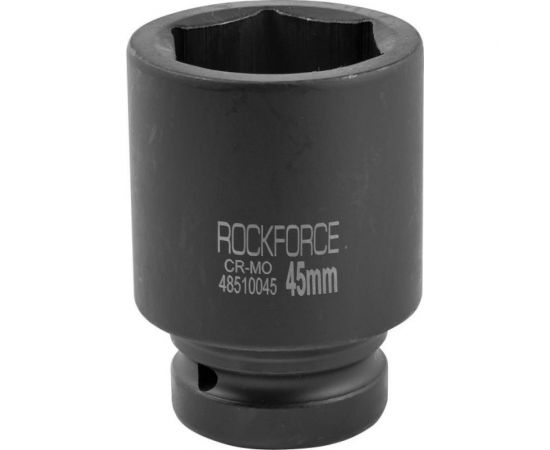 Головка торцевая ударная 6-гранная удлиненная 45х90 мм, 1""DR Rockforce RF-48510045 