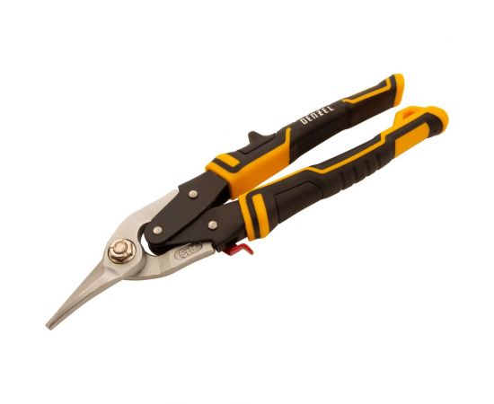 Ножницы по металлу Denzel 270мм, прямой и левый рез, сталь-СrMo, трехкомп.рук-ки 78372 – изображение 2