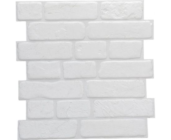 Самоклеящаяся декоративная ПВХ панель Центурион 478x474x3 мм кирпич граф 84197 – изображение 3