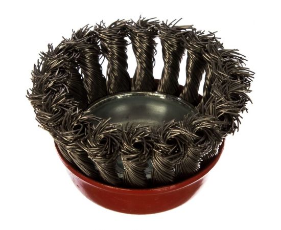 Щетка чашечная со жгутовой нержавеющей проволокой Эксперт 515 (75 мм; М14*2 мм) Профоснастка 20802003 – изображение 4