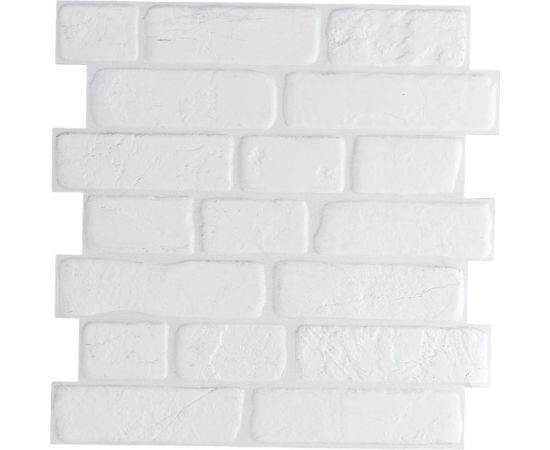 Самоклеящаяся декоративная ПВХ панель Центурион 478x474x3 мм кирпич граф 84197 – изображение 2
