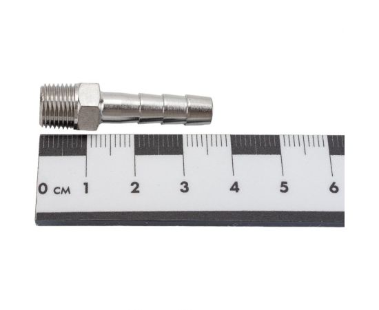 Штуцер JB 06-01 6 мм - резьба 1/8"M NBPT 54345 – изображение 2