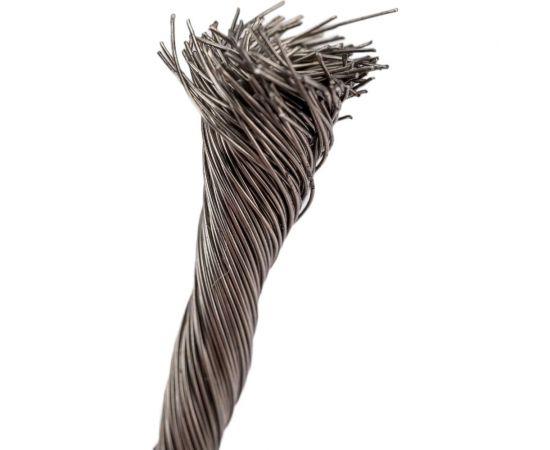 Щётка кистевая с хвостовиком плетеная один пучек 10x10x0.2 мм, INOX ПрофТим ЕО1010-IN-02 – изображение 4