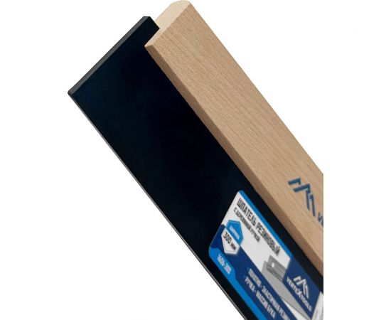 Резиновый шпатель vertextools 300 мм, с деревянной ручкой 1606-300 – изображение 3