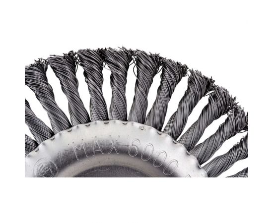 Щетка металлическая крученая (200х22.2 мм) OXCRAFT PO000105791 – изображение 2