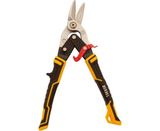 Ножницы по металлу Denzel 270мм, прямой и левый рез, сталь-СrMo, трехкомп.рук-ки 78372 – изображение 3