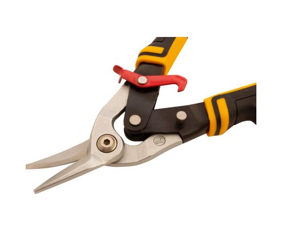 Ножницы по металлу Denzel 270мм, прямой и левый рез, сталь-СrMo, трехкомп.рук-ки 78372 – изображение 5