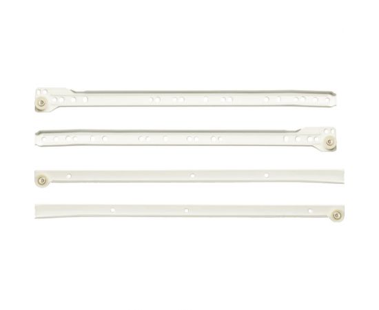 Роликовые направляющие Mebax 400 мм, белые 00-00001620 