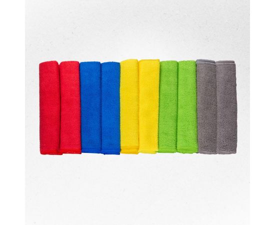 Салфетка SKYWAY набор микрофибра 40х35см в рулончиках, 10 шт. S03902005 