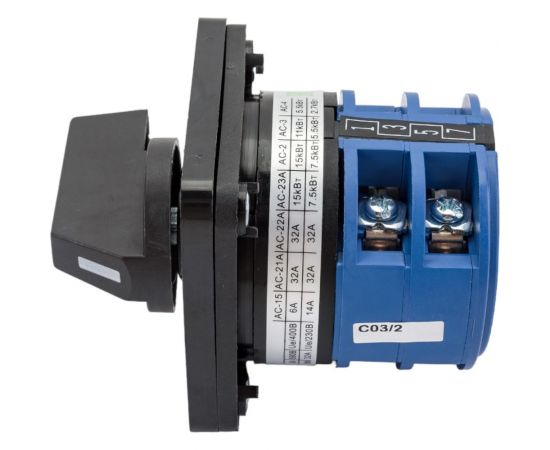 Переключатель CHINT кулачковый LW32-32/C03/2 32А 3Р "0-1" 425064 