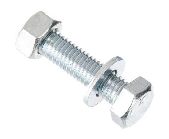 Болт с ш/г крепежная техника набор, полная резьба, din 933, 6x60, 10 шт. 17844 