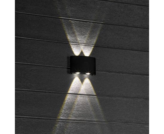 Настенный накладной светильник duwi NUOVO LED 4Вт ABS пластик 4200К IP54 черный 4 луча 24773 3 – изображение 6