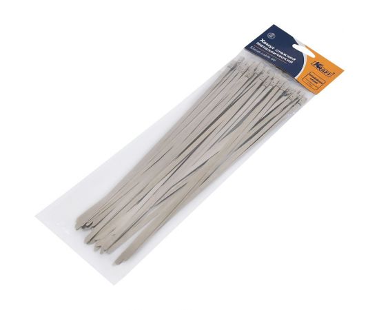 Стяжной металлический хомут KRAFT 250х4.6, уп. 50 шт. KT 880573 – изображение 2