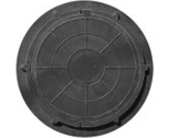 Ревизионный люк Neoкомпозит ППК тип ""ЛМ"" (легкий малый) d-580, до 1.5 т, черный Л-580 1,5т Ч – изображение 3