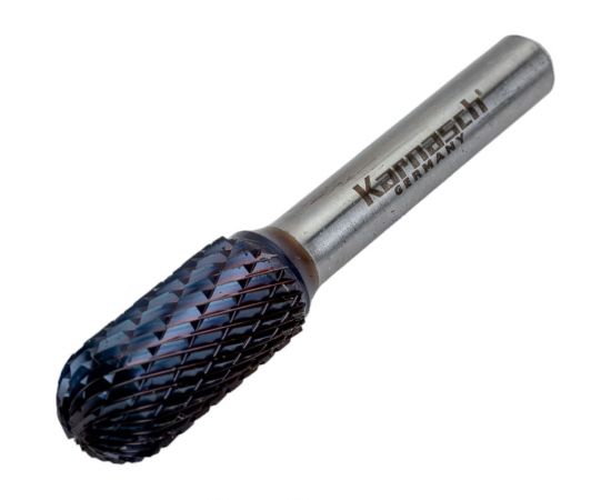 Борфреза твердосплавная форма C цилиндр со сферическим концом (12х25х8х70 мм) Karnasch 11.5021-115 – изображение 3